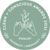 clean conscious awards 2021 finalist maternity pregnancy
