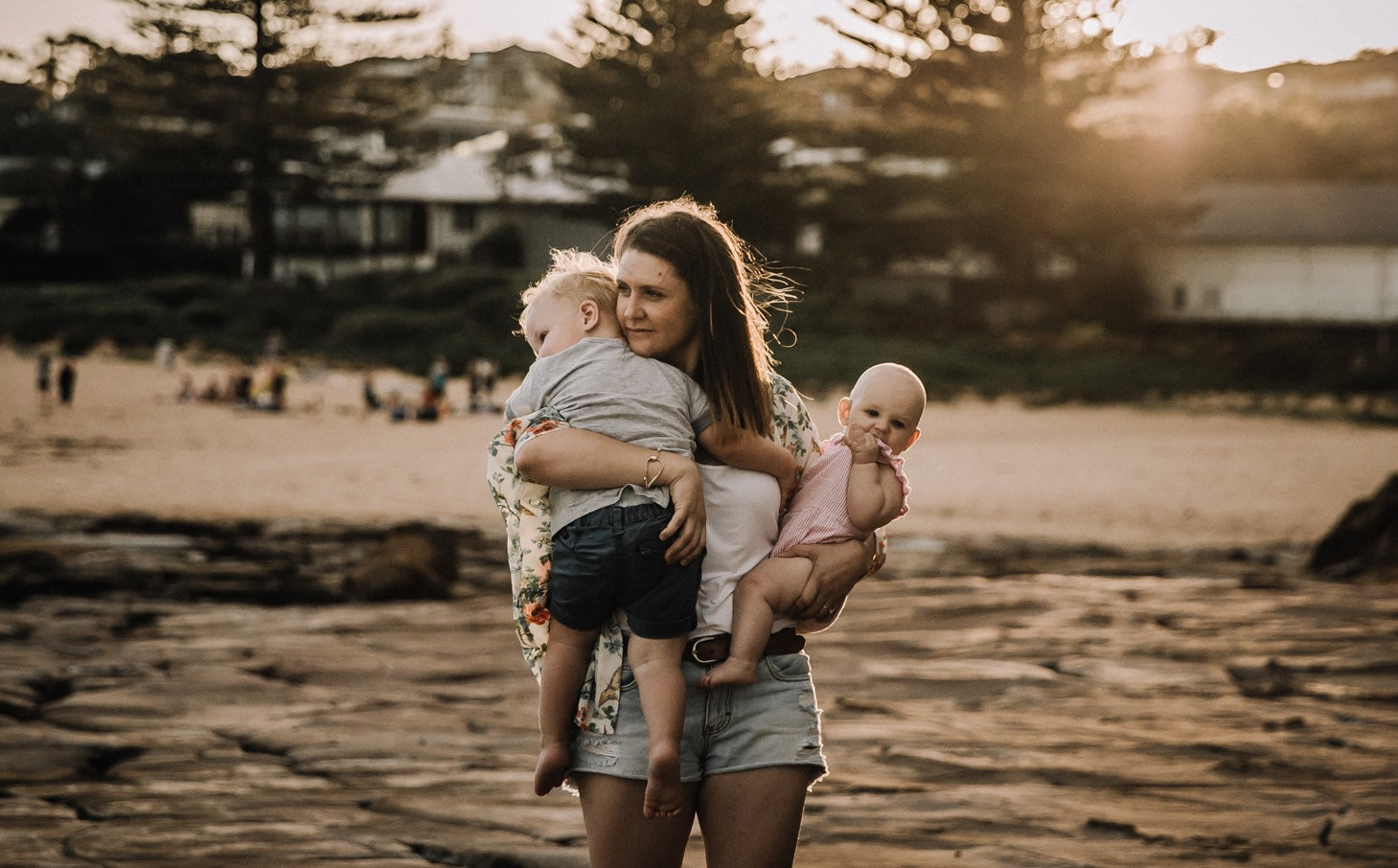 lauren with kids